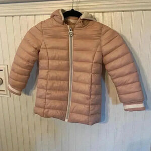 MICHAEL Michael Kors removable hooded puffer jacket for toddler